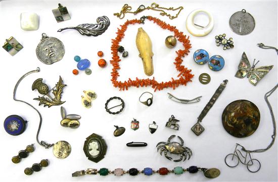 JEWELRY: Eighteen Assorted Silver
