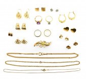 JEWELRY: EIGHTEEN MISCELLANEOU
