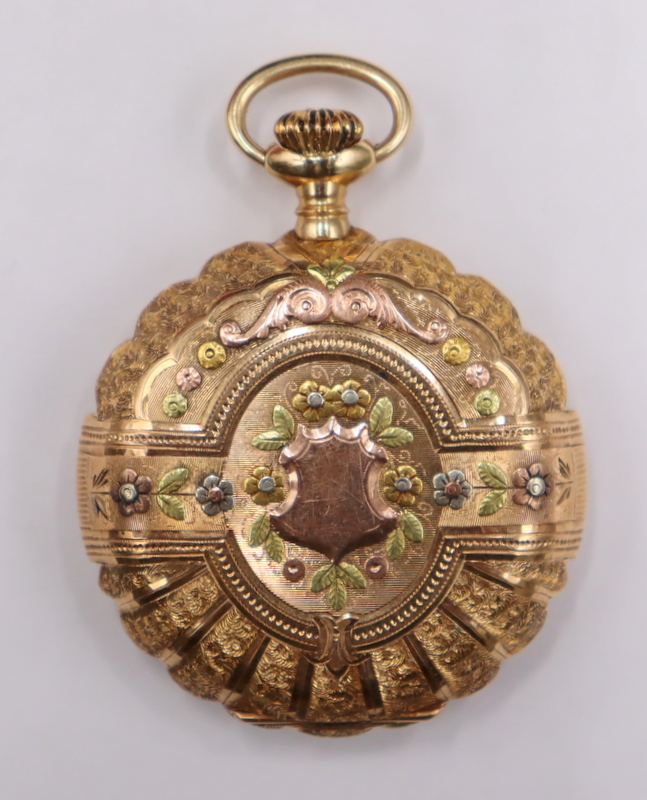 JEWELRY. ELGIN 14KT QUAD COLOR GOLD