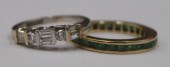 JEWELRY. EMERALD AND DIAMOND R