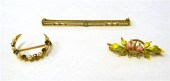 JEWELRY: Enameled Krementz Art