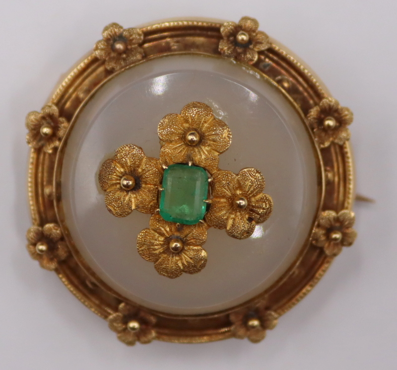 JEWELRY. ETRUSCAN REVIVAL 14KR GOLD