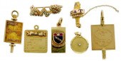 JEWELRY: FIVE ASSORTED 10K GOL
