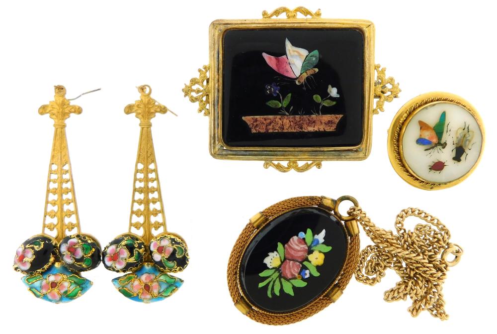 JEWELRY: FIVE PIECES, TWO PIETRA