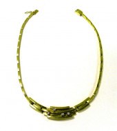 JEWELRY: Freeform diamond neck