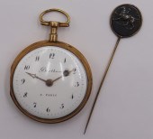 JEWELRY. FRENCH BERTHOUD GILT