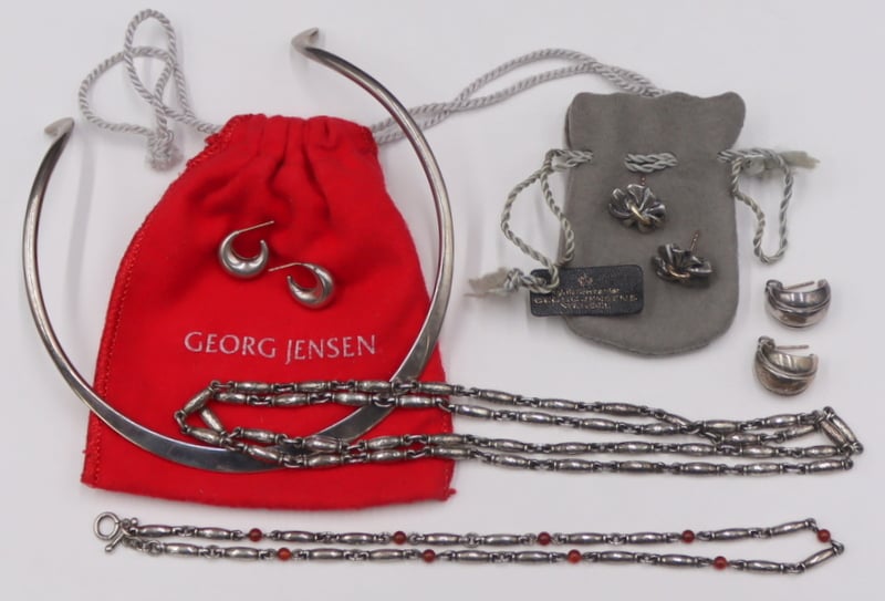 JEWELRY. GEORG JENSEN AND HENRY