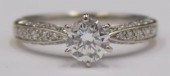 JEWELRY. GIA 0.71CT RBC DIAMON