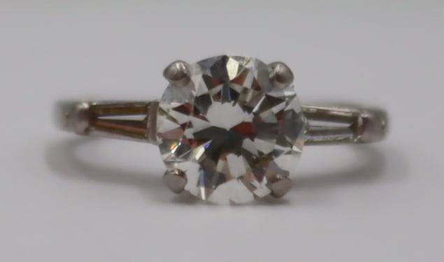 JEWELRY. GIA 2.01 CT ROUND