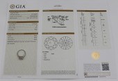 JEWELRY. GIA 3.18CT RBC DIAMON