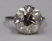 JEWELRY. GIA 6.91CT OLD MINE B