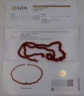 JEWELRY. GIA NATURAL UNDYED CO