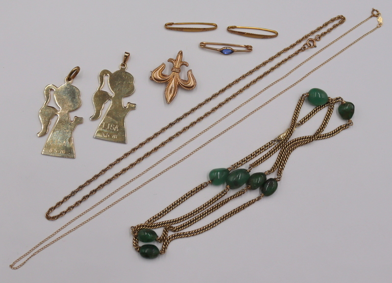 JEWELRY. GOLD AND GOLD-TONE JEWELRY