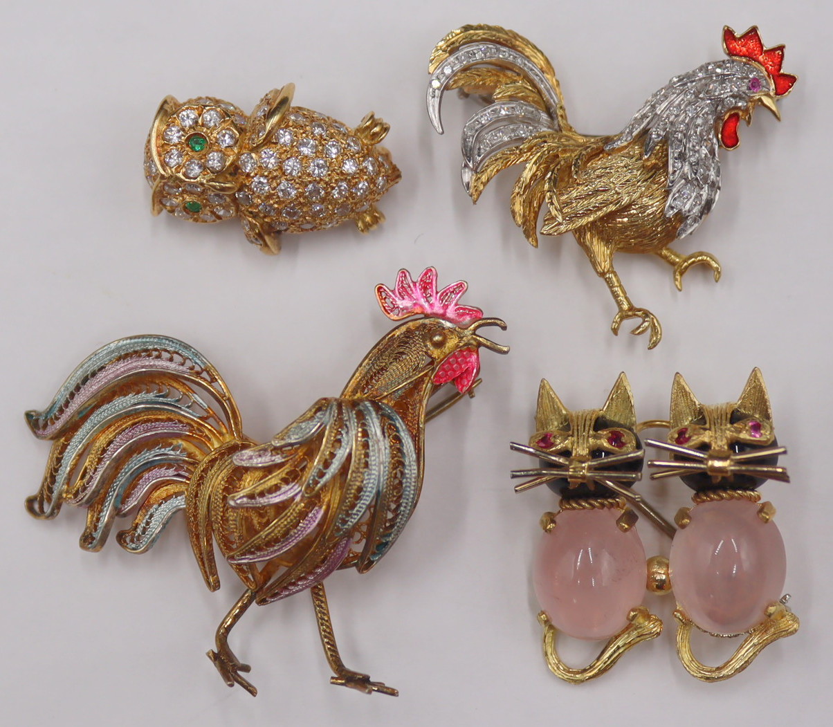JEWELRY. GOLD, DIAMOND AND