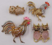 JEWELRY. GOLD, DIAMOND AND COL