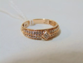 JEWELRY. GOLD & DIAMOND BAND 1