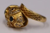 JEWELRY. GREEK 18KT GOLD, COLO