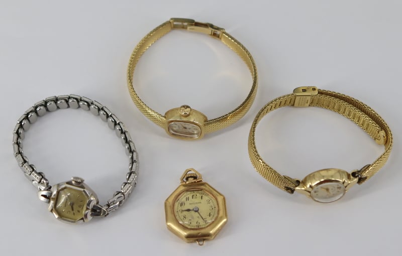 JEWELRY. GROUPING OF (3) LADIES