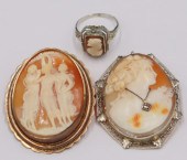 JEWELRY. GROUPING OF GOLD AND