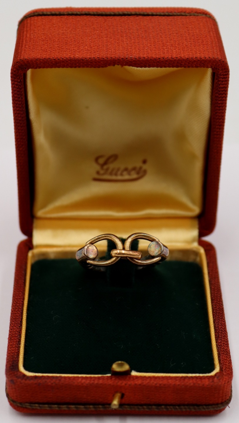 JEWELRY. GUCCI 18KT GOLD & STERLING
