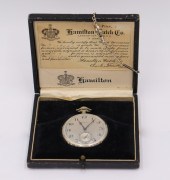JEWELRY. HAMILTON 14KT GOLD OP