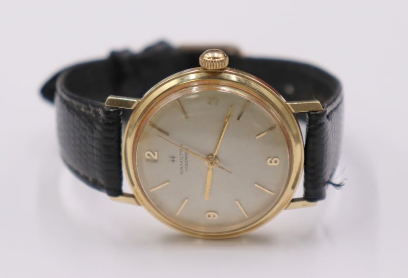 JEWELRY. HAMILTON MASTER PIECE 14KT