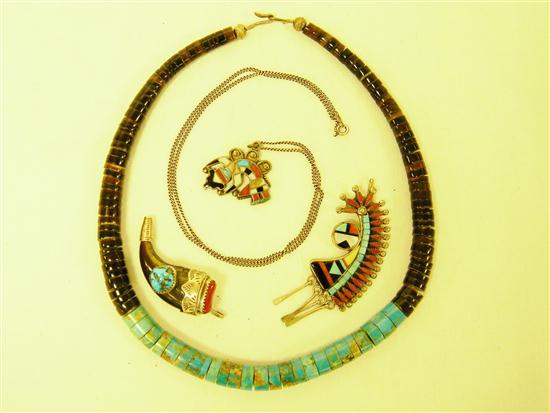 JEWELRY: hand-wrought silver and