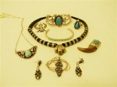 JEWELRY: hand-wrought silver a
