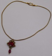JEWELRY. INDIAN 18KT DIAMOND A