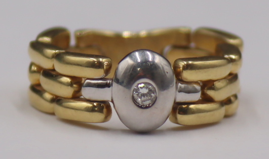 JEWELRY. ITALIAN 18KT BI-COLOR GOLD