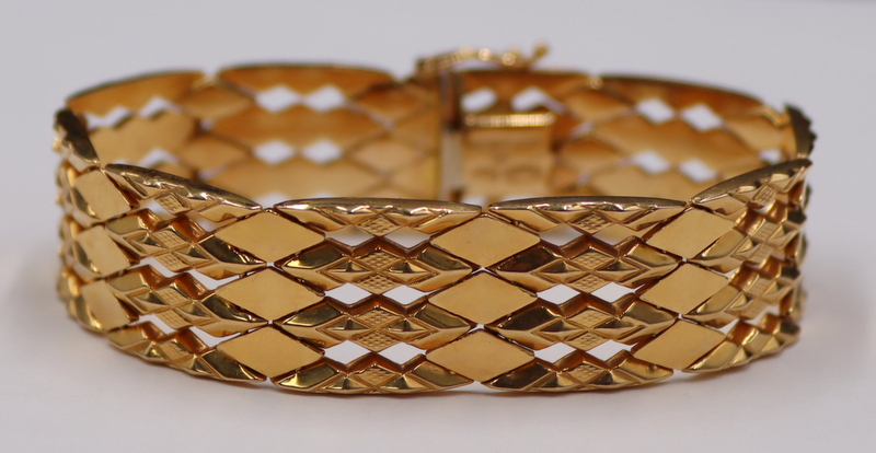 JEWELRY. ITALIAN 18KT GOLD