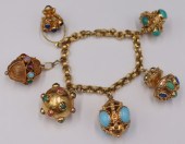 JEWELRY. ITALIAN 18KT GOLD CHA