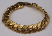 JEWELRY. ITALIAN 18KT GOLD CUR