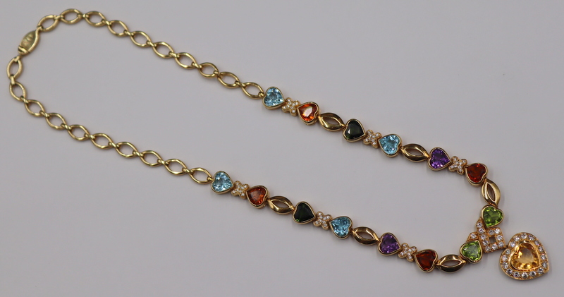 JEWELRY. ITALIAN 18KT GOLD