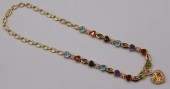 JEWELRY. ITALIAN 18KT GOLD DIA