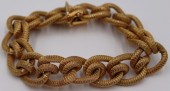 JEWELRY. ITALIAN 18KT GOLD LIN