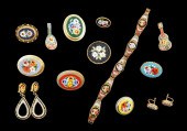JEWELRY: ITALIAN MICRO MOSIAC,