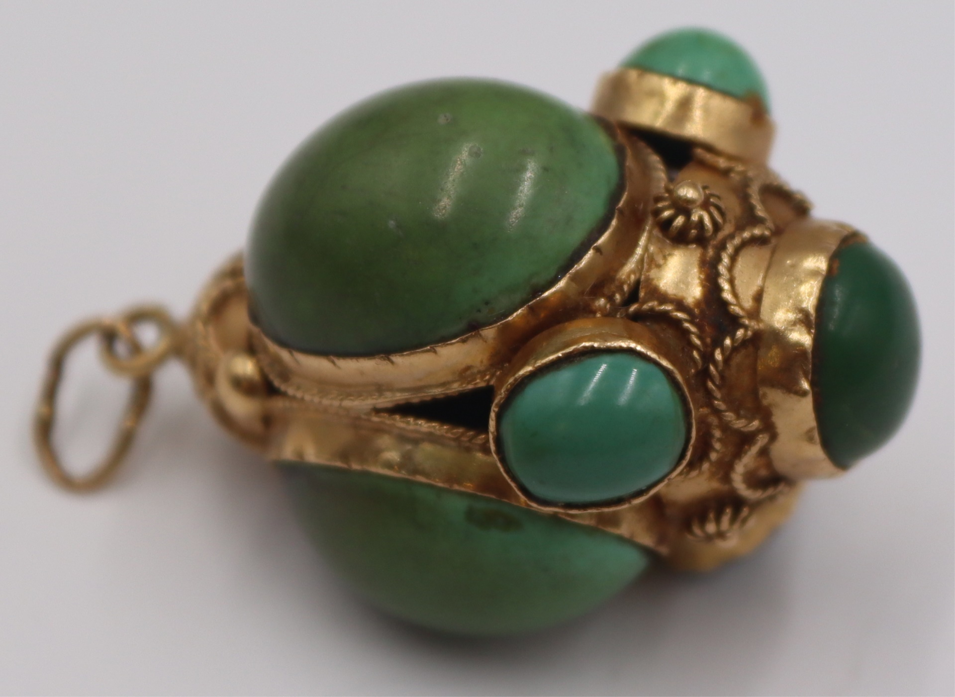 JEWELRY. ITALIAN? OVERSIZED 18KT