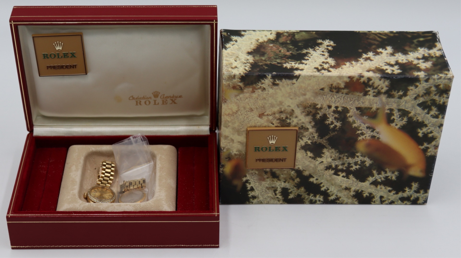 JEWELRY. LADIES ROLEX PRESIDENT