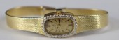 JEWELRY. LADY'S OMEGA 14KT GOL