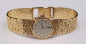 JEWELRY. LADY'S OMEGA 14KT GOL