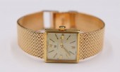 JEWELRY. LADY'S OMEGA 18KT GOL