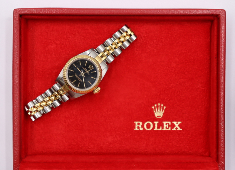 JEWELRY. LADY'S ROLEX OYSTER
