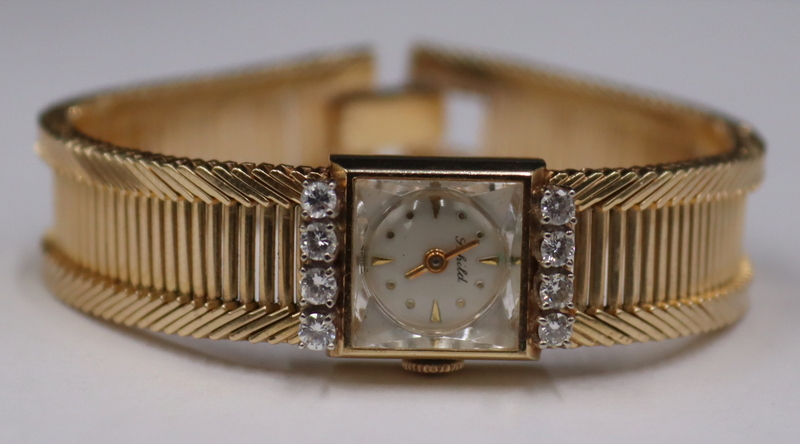 JEWELRY. LADY'S VINTAGE 14K GOLD