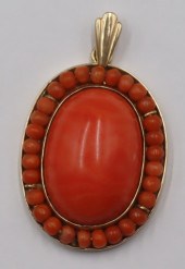 JEWELRY. LARGE 14KT GOLD AND S