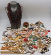 JEWELRY. LARGE COLLECTION OF C