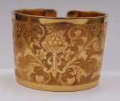 JEWELRY. LARGE ITALIAN 18KT GO