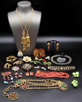 JEWELRY. LARGE SIGNED COSTUME