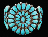 JEWELRY: LARGE ZUNI CUFF BY AL