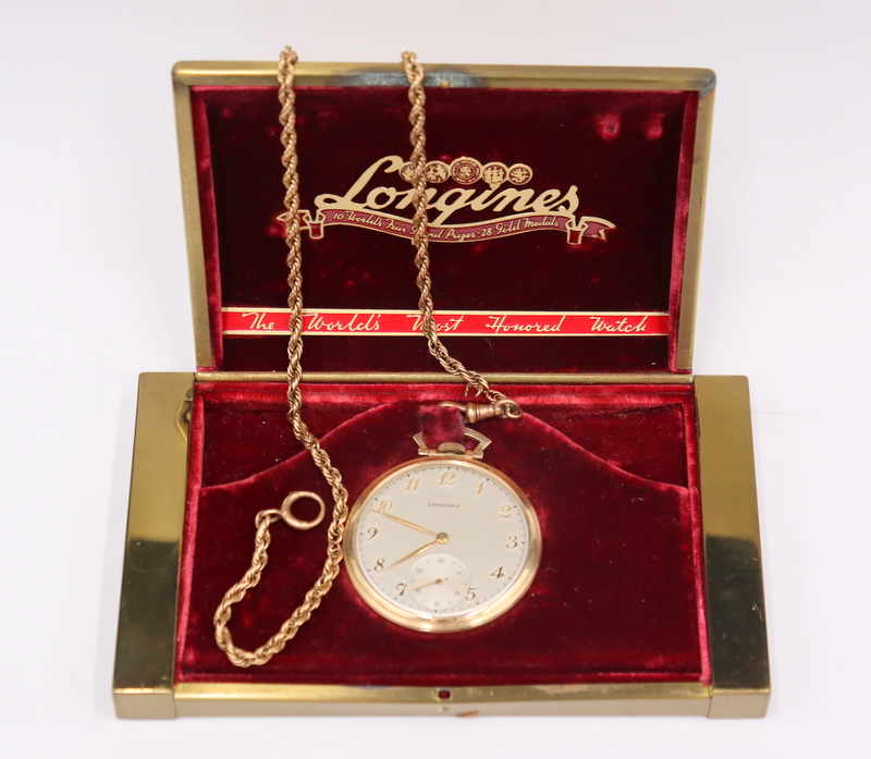 JEWELRY. LONGINES 14KT GOLD